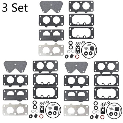 Set of 3 Carburetor Repair Kits for B&S 797890 499812 699734 699735