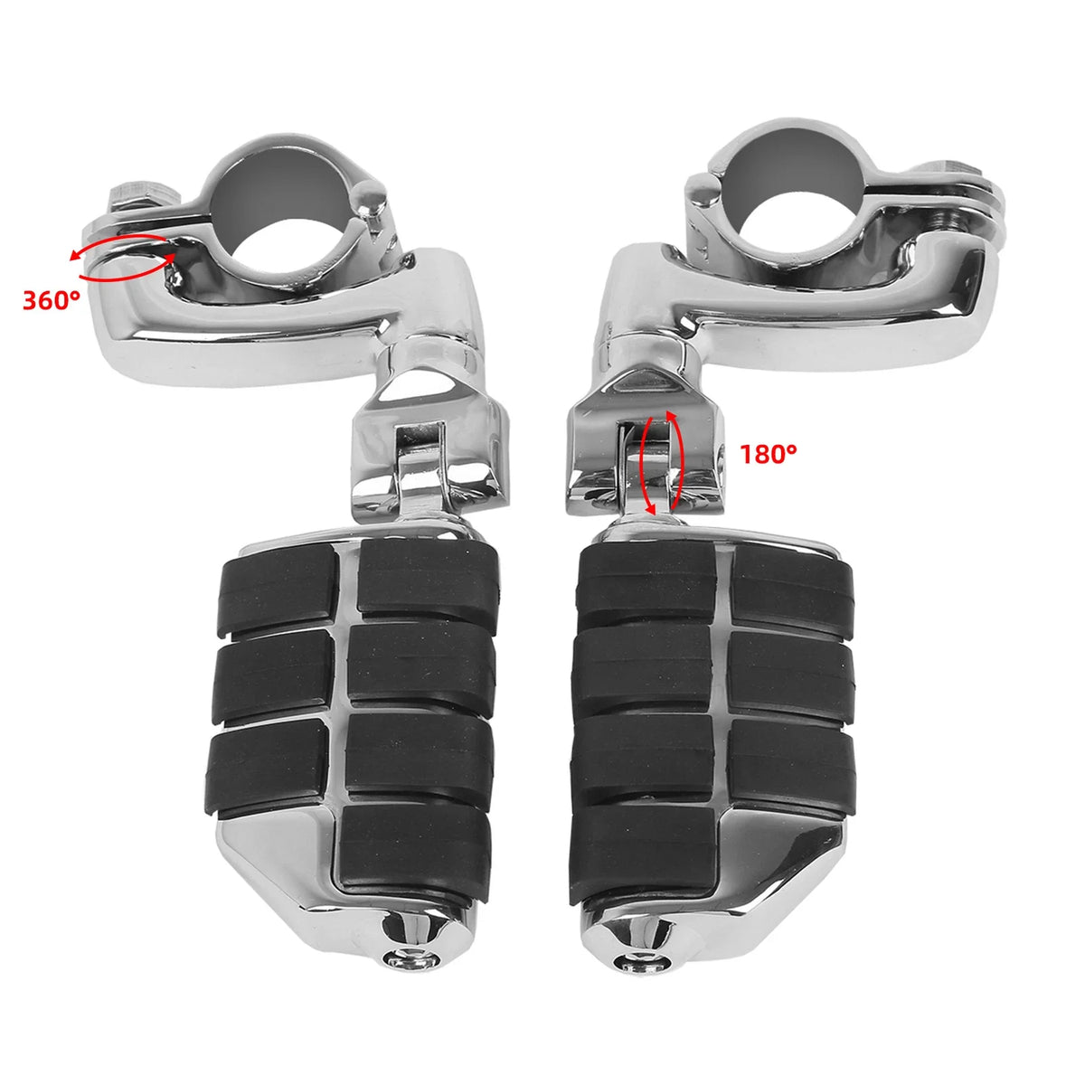 1-1/4" Highway Engine Guard Footpeg Pegs for Harley Street Road Glide