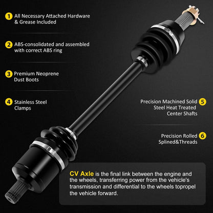 CV Joint Axles for Polaris RZR 570 800 (2012–2014)