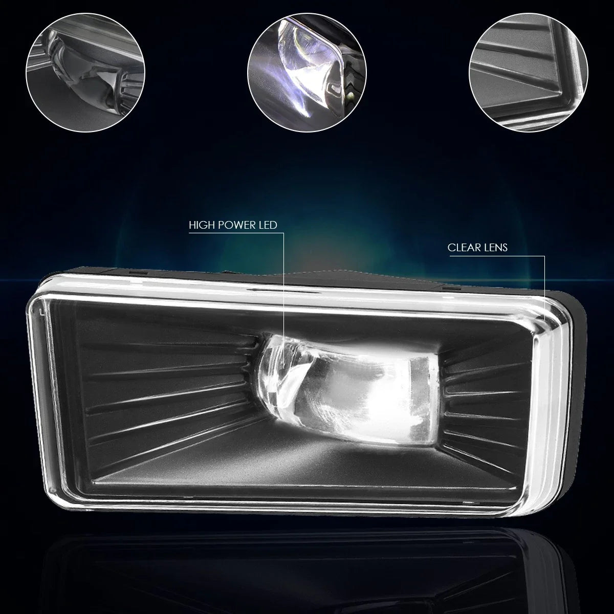 High-Power LED Fog Lights for Chevy Silverado 2500HD (2007–2014)