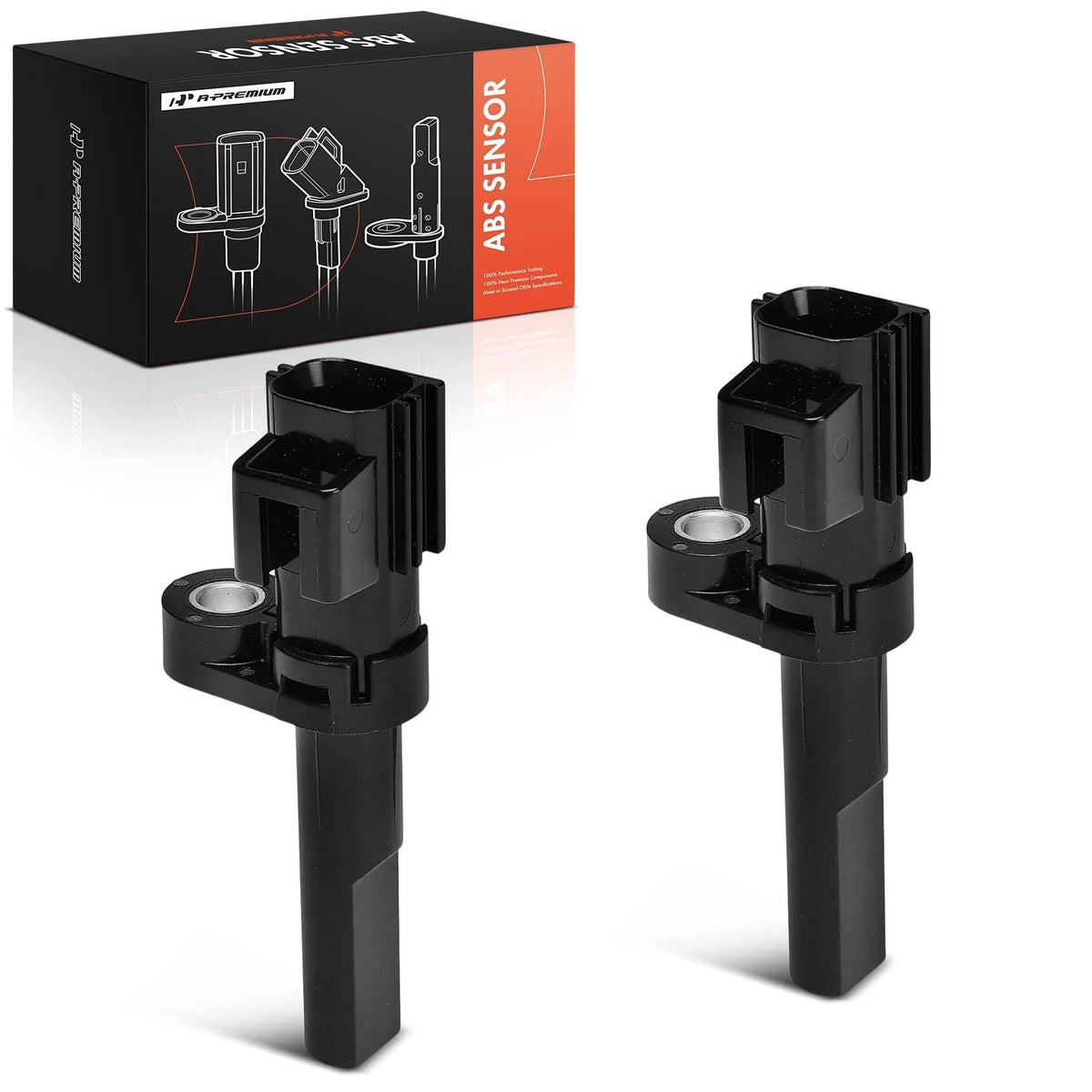2X Rear ABS Wheel Speed Sensors for Ram 1500, Dodge Durango (2011–2012) - 56028668AA, 56028668AB, 56028668AE, ALS257