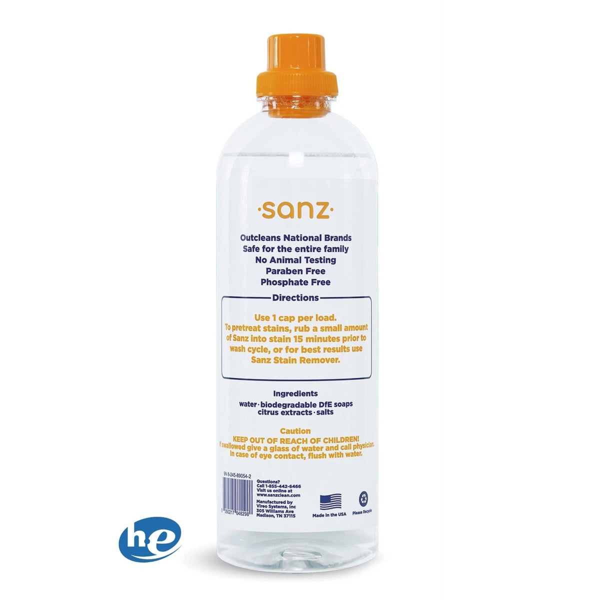 Laundry Detergent 32 Fl Oz for Hypoallergenic Cleaning (Pack of 1)