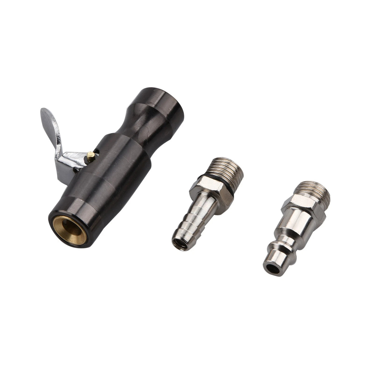 2X Tire Inflator Lock-on Air Chuck for Schrader Valve 1/4" Female NPT