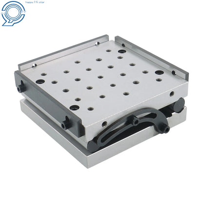 Sine Block 6x6x2 Inch with 1/4-20 Threaded Holes, 5 Inch Roll Distance
