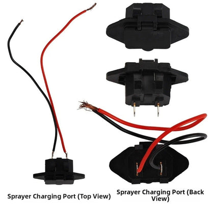 12V DC Charging Port with Wire for Agricultural Sprayer