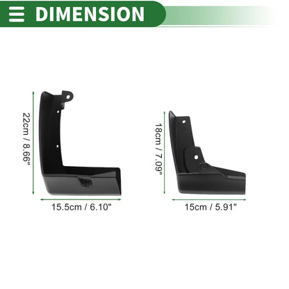Set of 4 Mud Flaps Splash Guards for Nissan Maxima (2016–2019)