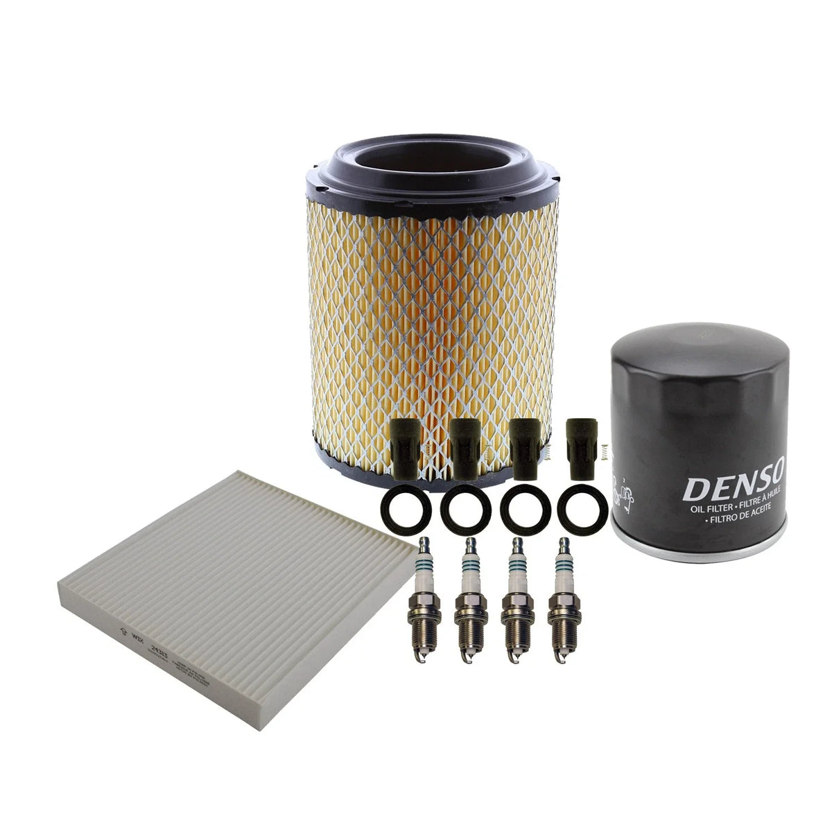 Tune Up Kit with 4 NGK Spark Plugs & Boots for Dodge Caliber Compass Patriot (2007–2017)
