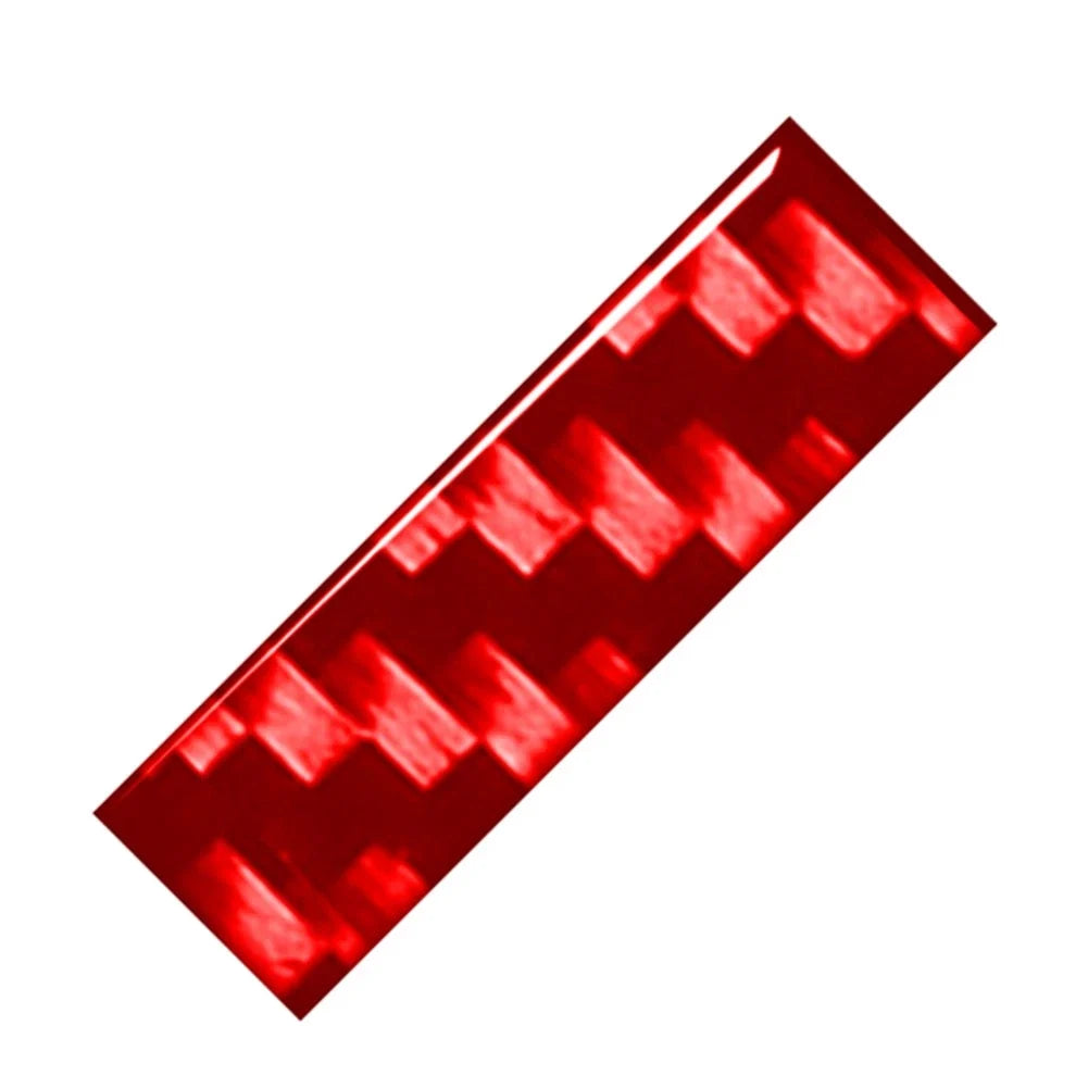 Carbon Red Door Wall Car Window Badge Emblem Decals for
