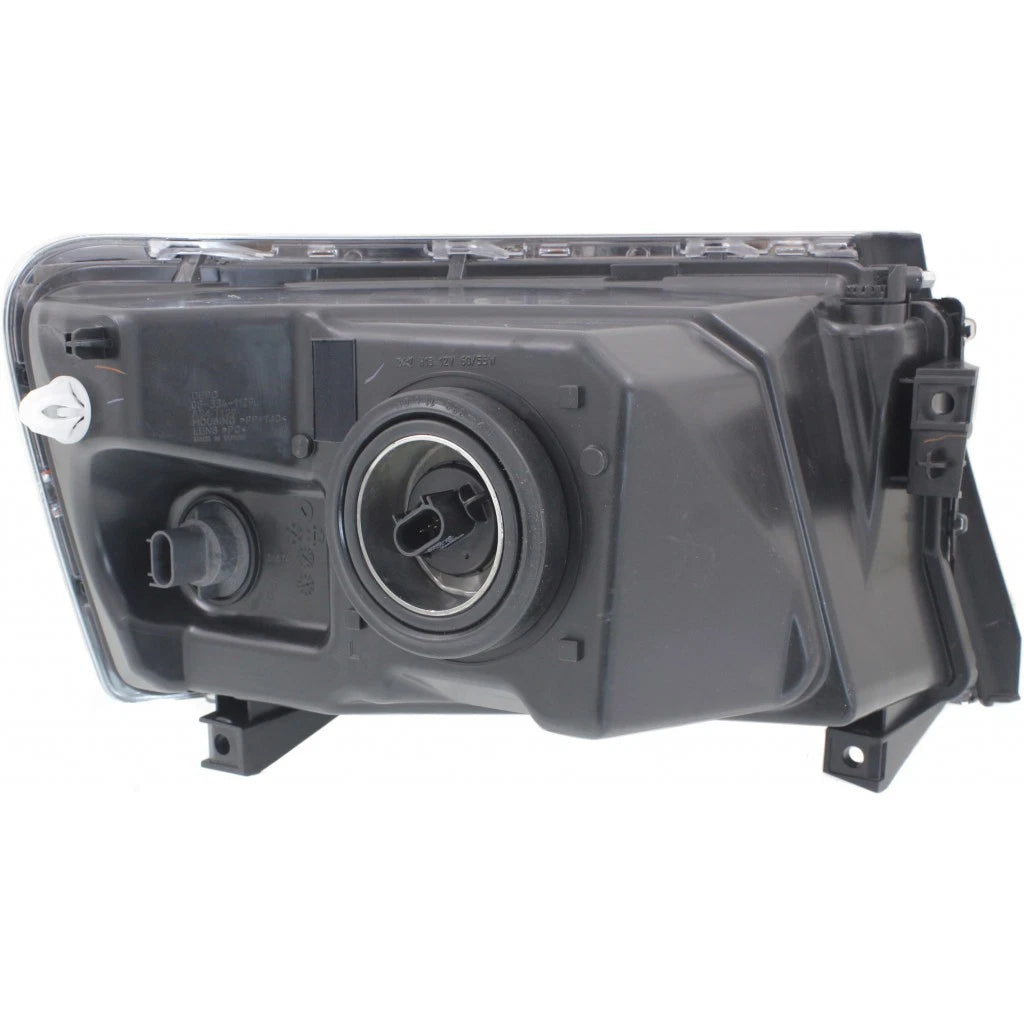 Headlight Assembly for Dodge Dakota (2008–2011) - Driver Side, Chrome, LLX-CH2518128C-CL360A70, CH2518128