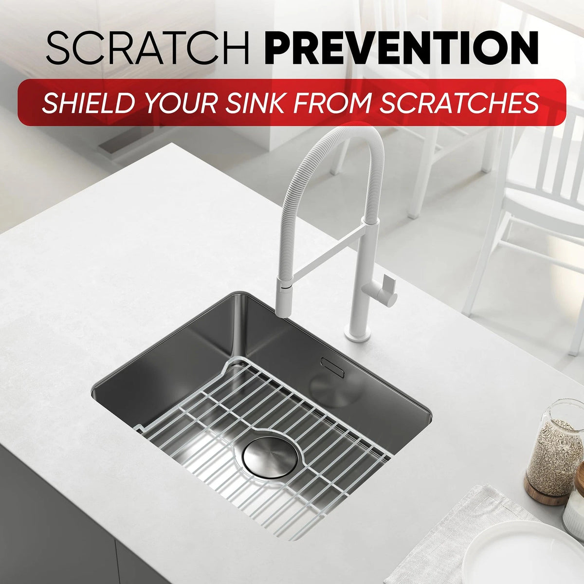 Sink Protectors for Kitchen Sink 16x12.3x1 Inches