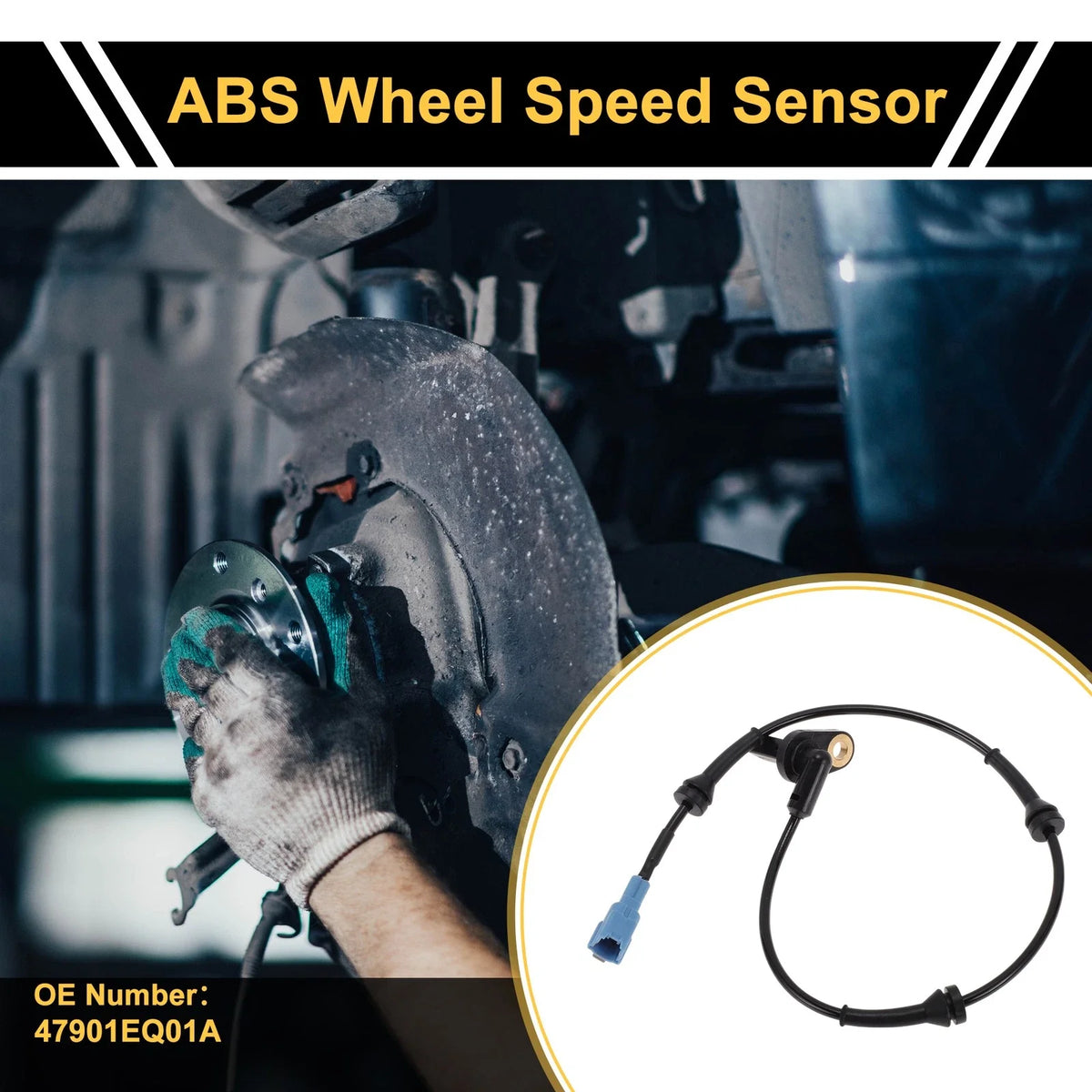 ABS Wheel Speed Sensor No. 47901EQ01A for Nissan X-Trail (2002–2007)