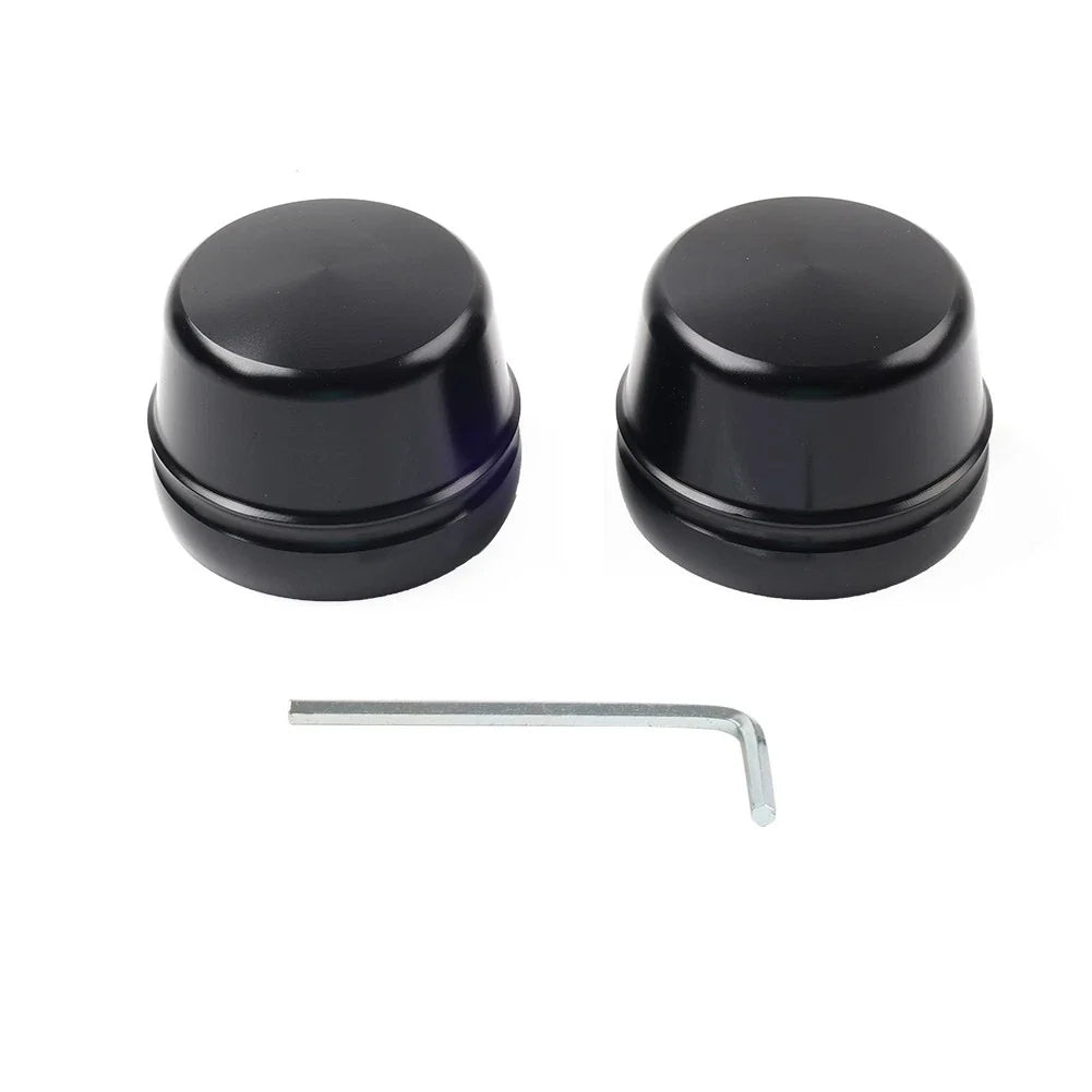 Set of 4 Front Axle Cap Nut Covers for Harley Touring Road King Electra Glide (2000–2007)