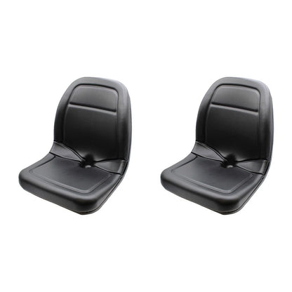 2X Black Vinyl Seat for Cub Cadet 2146 465 4x4 465 Diesel 4x4
