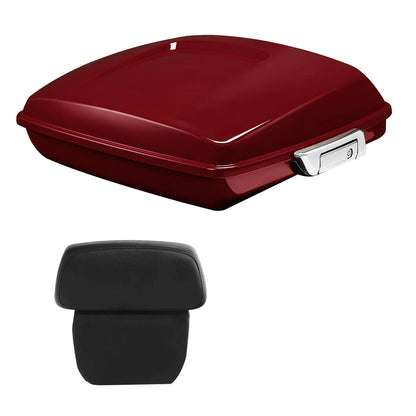 Razor Trunk Backrest for Harley Touring Street Glide (2014–2024) Billiard Red