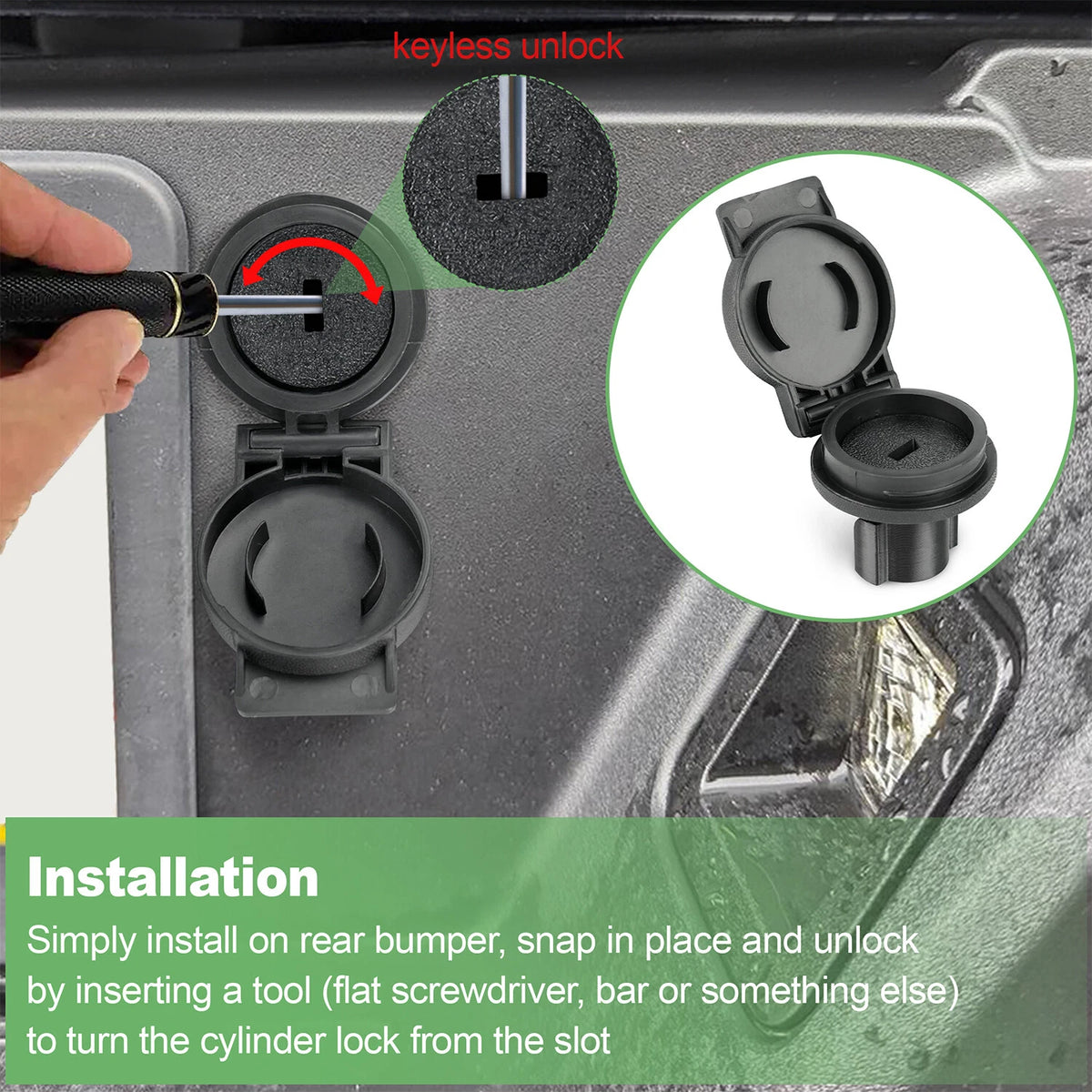 Keyless Spare Tire Lock Cylinder for Ford F-150 (2015–2025)