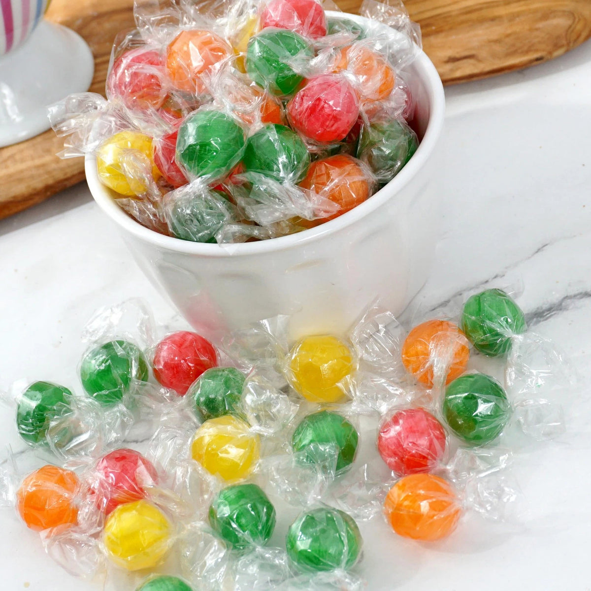 Assorted Sour Candy Balls, 1 Pound Bulk (Approx. 75 pcs.)