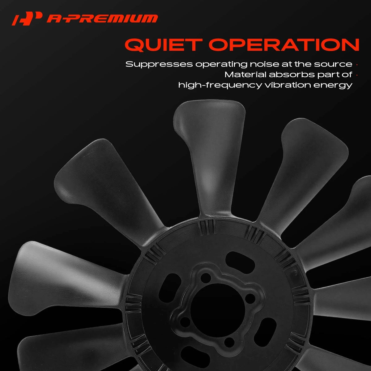 Engine Cooling Fan Blade for Chevrolet C1500 Suburban (1997–1999) 15024813, 1580739, 621-515