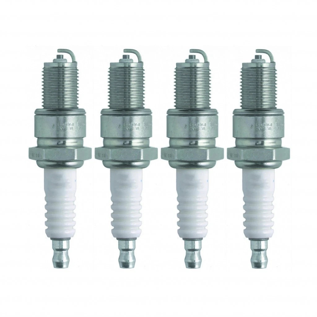 Set of 4 NGK Nickel Spark Plugs BPR5ES for Kawasaki KAF300 Mule (1993–2004)