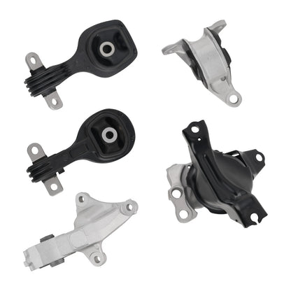 5Pcs Engine Trans Mount for Honda CR-V 2.4L (2015–2017) GQ2YHW, 9966, 9840, 9798, 9796