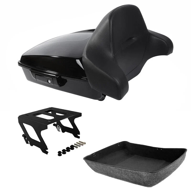 Chopped Trunk Backrest Solo Mounting Rack for Harley Low Rider (2018–2025)