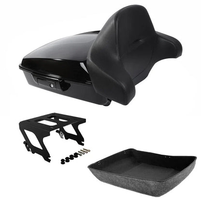Chopped Trunk Backrest Solo Mounting Rack for Harley Low Rider (2018–2025)