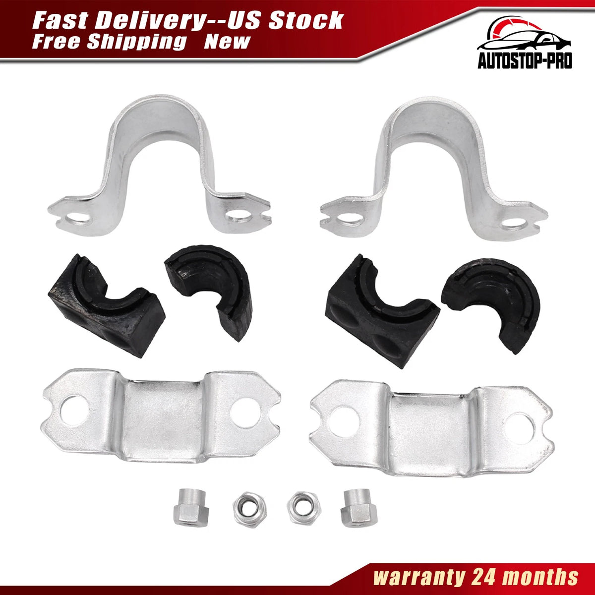 2X Sway Bar Bushing for VW Jetta Passat Tiguan Golf (1K0411303AL, 3C0411303AA)