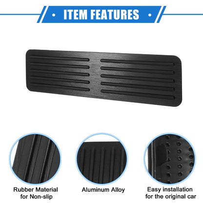 3 Pcs Gas Accelerator Brake Foot Rest Pedal for Ford Explorer (2020–2023) Black
