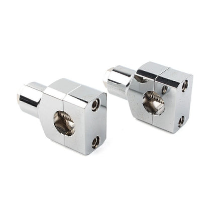 2Pcs Handlebar Riser Clamp Mount for Suzuki Harley
