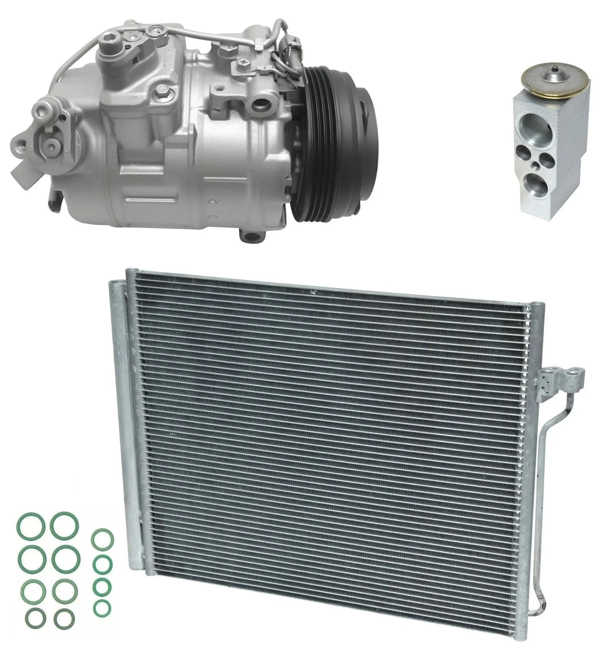 AC Compressor Kit with Condenser for BMW 750i 4.4L (2011–2012)