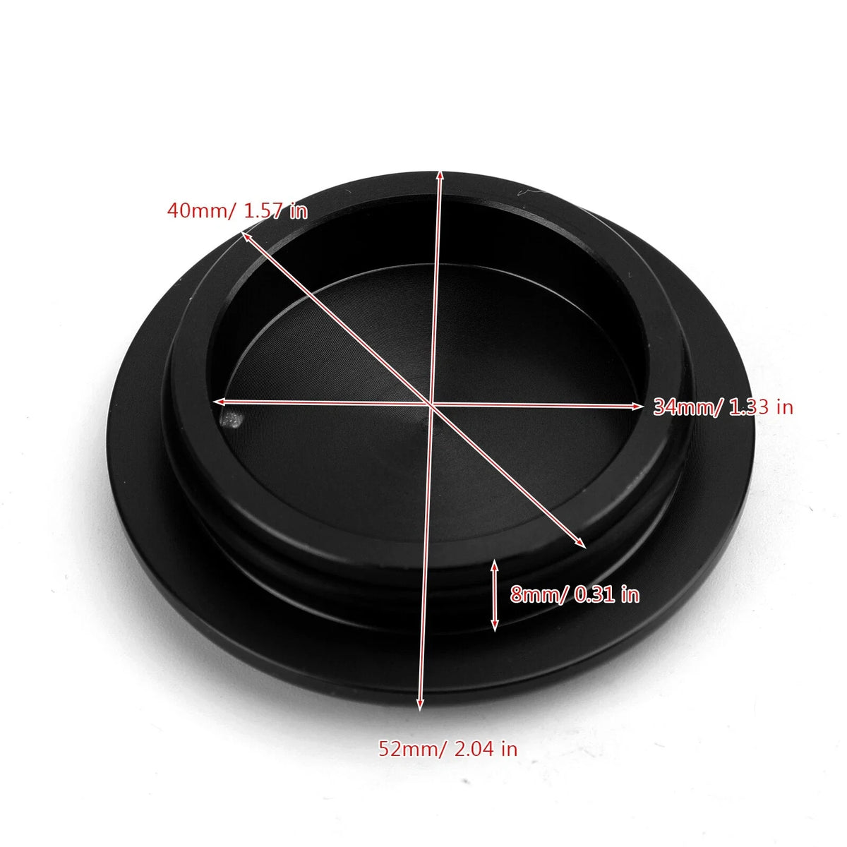 Billet Aluminum Hole Frame Plug Cap for Kawasaki EN650 Vulcan S (2015–2023)