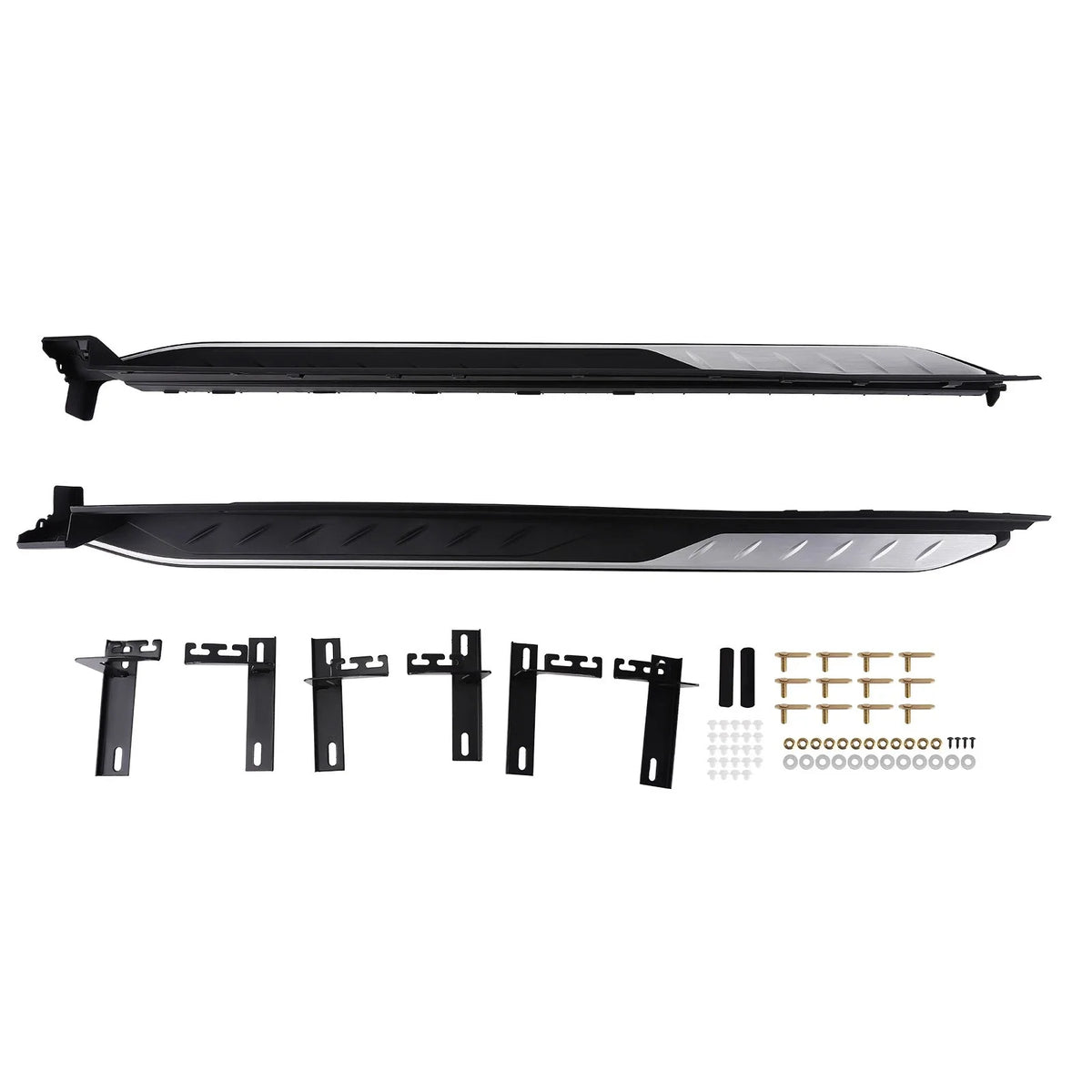 Running Board Side Step Bar for Toyota RAV4 (2019–2025) Black Aluminum Alloy