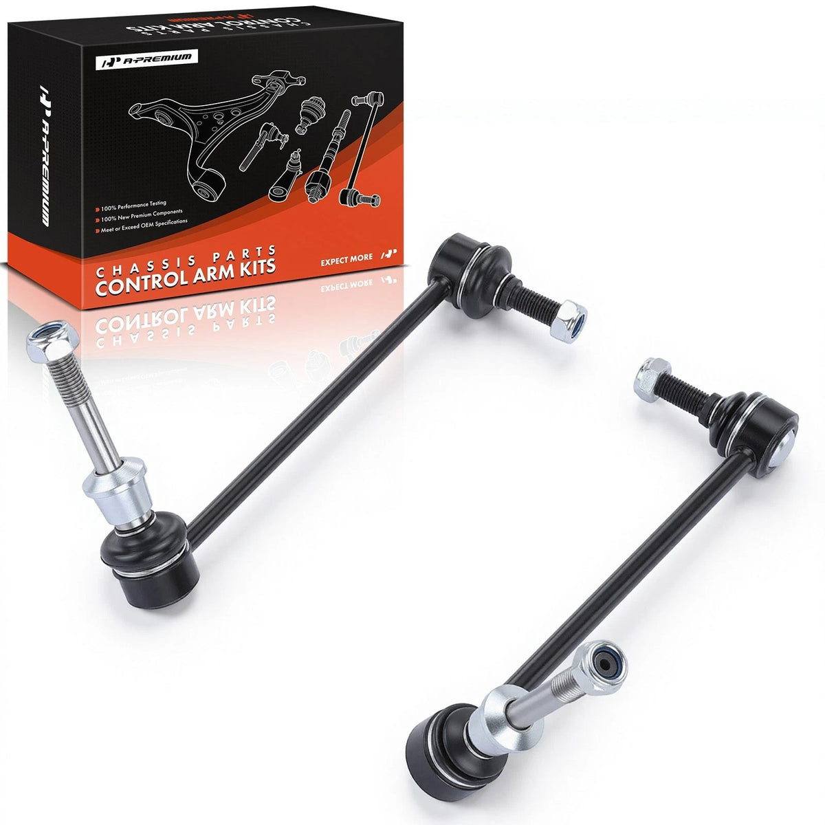 2X Front Stabilizer Bar Link for BMW E70 X5 (2007–2018) E71 X6 (2008–2019) 37116771929, 37116857627, 37116859653, 37116771930, K750215, K750216