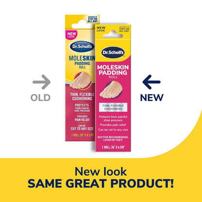 2X Moleskin Rolls for Comfort and Protection (Multi-color)