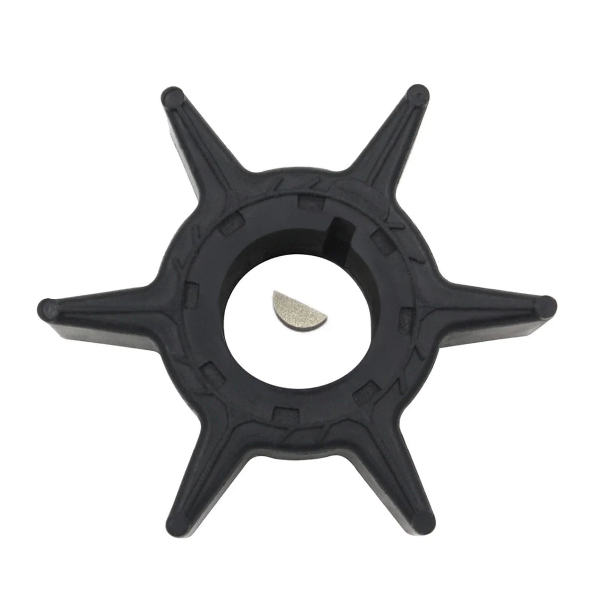 Water Pump Impeller & Key for Yamaha 25 30 40 HP 4-Stroke Outboard (EPMV 6H4-44352-00)