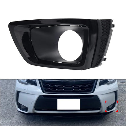 Front Bumper Fog Light Bezel for Subaru Forester (2014–2018) Left Black