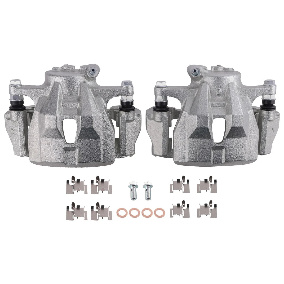 Front & Rear Brake Calipers w/Brackets for Toyota Corolla SE XSE (2017–2018) 19B3796