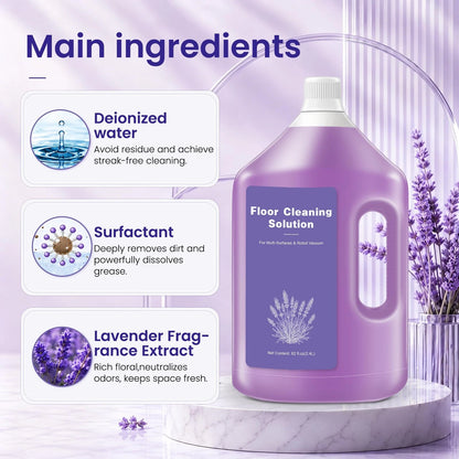 Lavender Scented Floor Cleaning Solution 82 FL OZ for Home Use (Pack of 1)