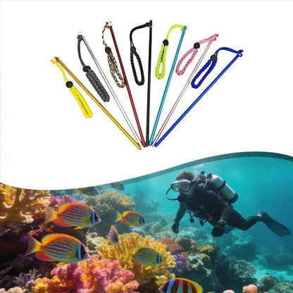 Scuba Diving Rod for Marine Life Sizing Flow Hook (35cm)