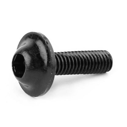 10 x CNC Motorcycle M6 Body Fairing Bolts Fasteners Clips - Black