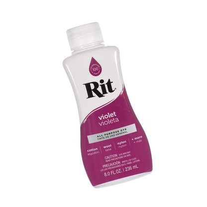 Rit Dye Liquid 8 Oz (Violet) for Fabric Dyeing