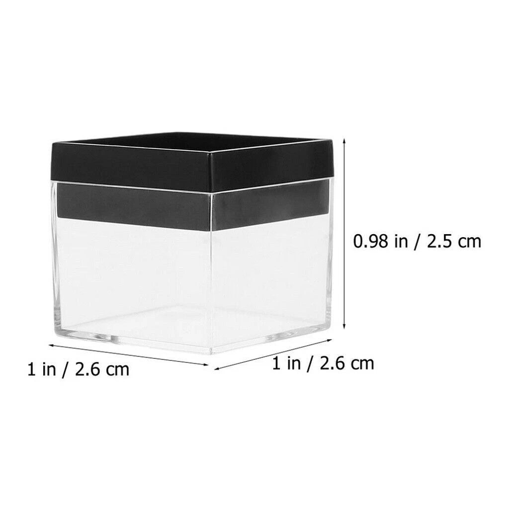 Transparent Rectangle Display Case for Jewelry Organizer