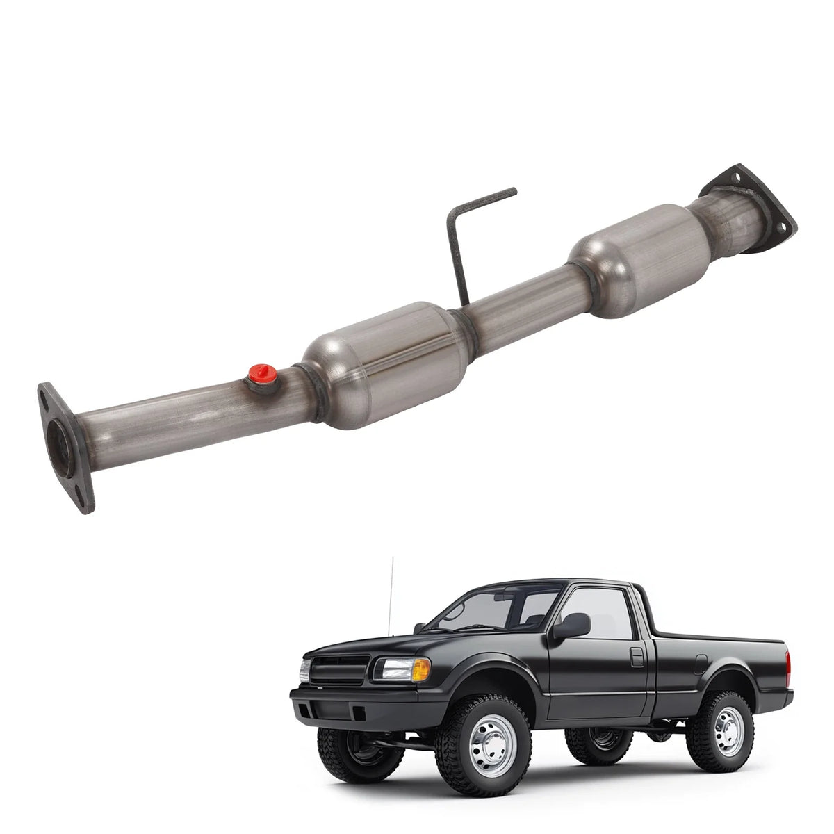 Rear Catalytic Converter for Ford Ranger/Mazda B3000 B4000 (1998–2000)