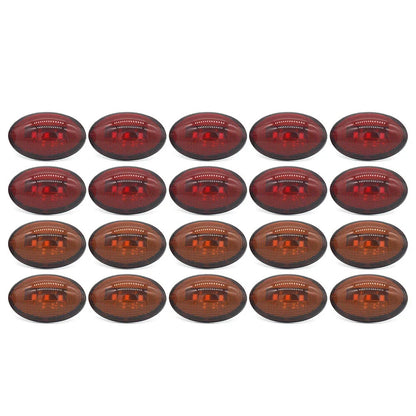 Set of 4 LED Headlights for Car Bus Truck Trailer