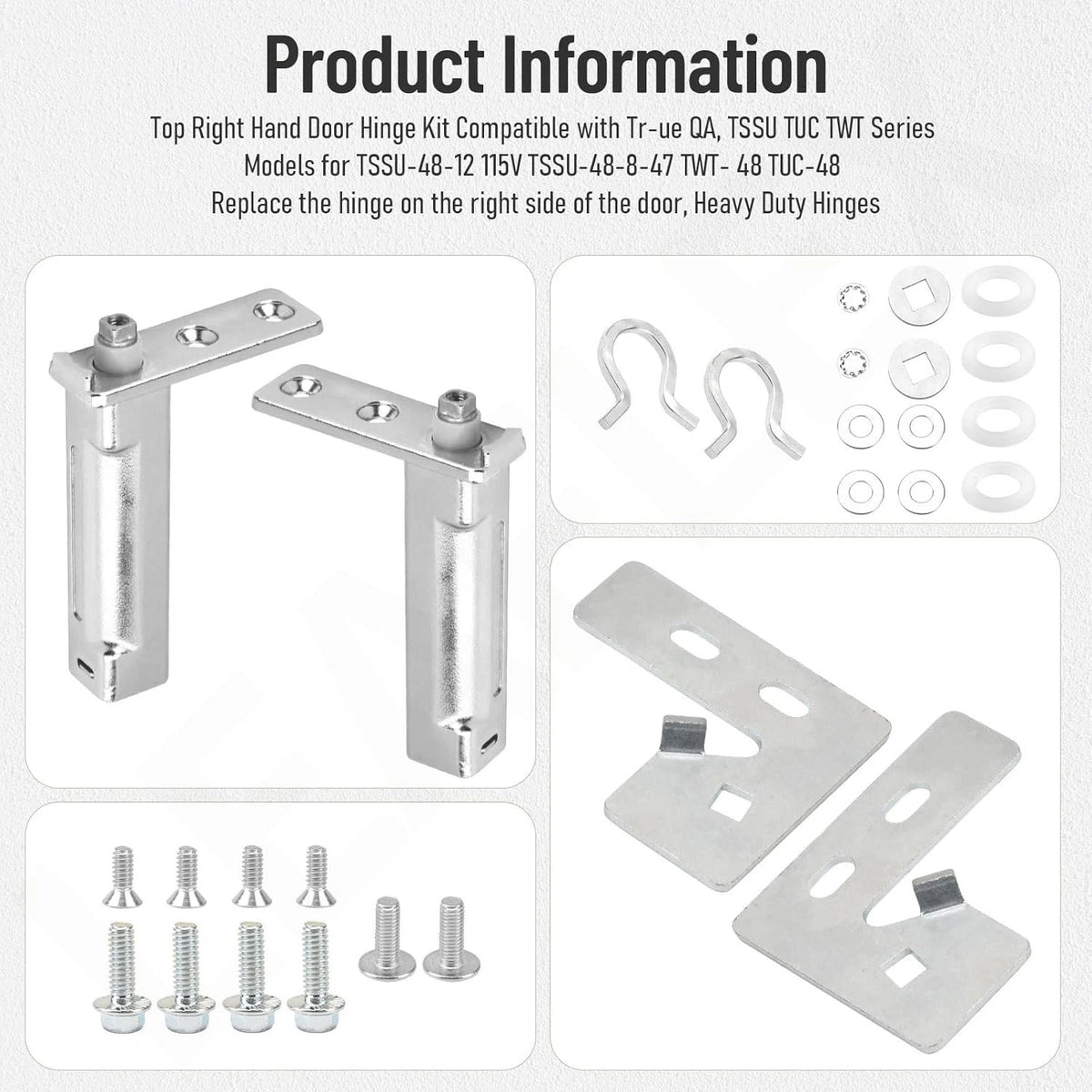 Hinge Kit for TR-UE QA W (Left & Right)