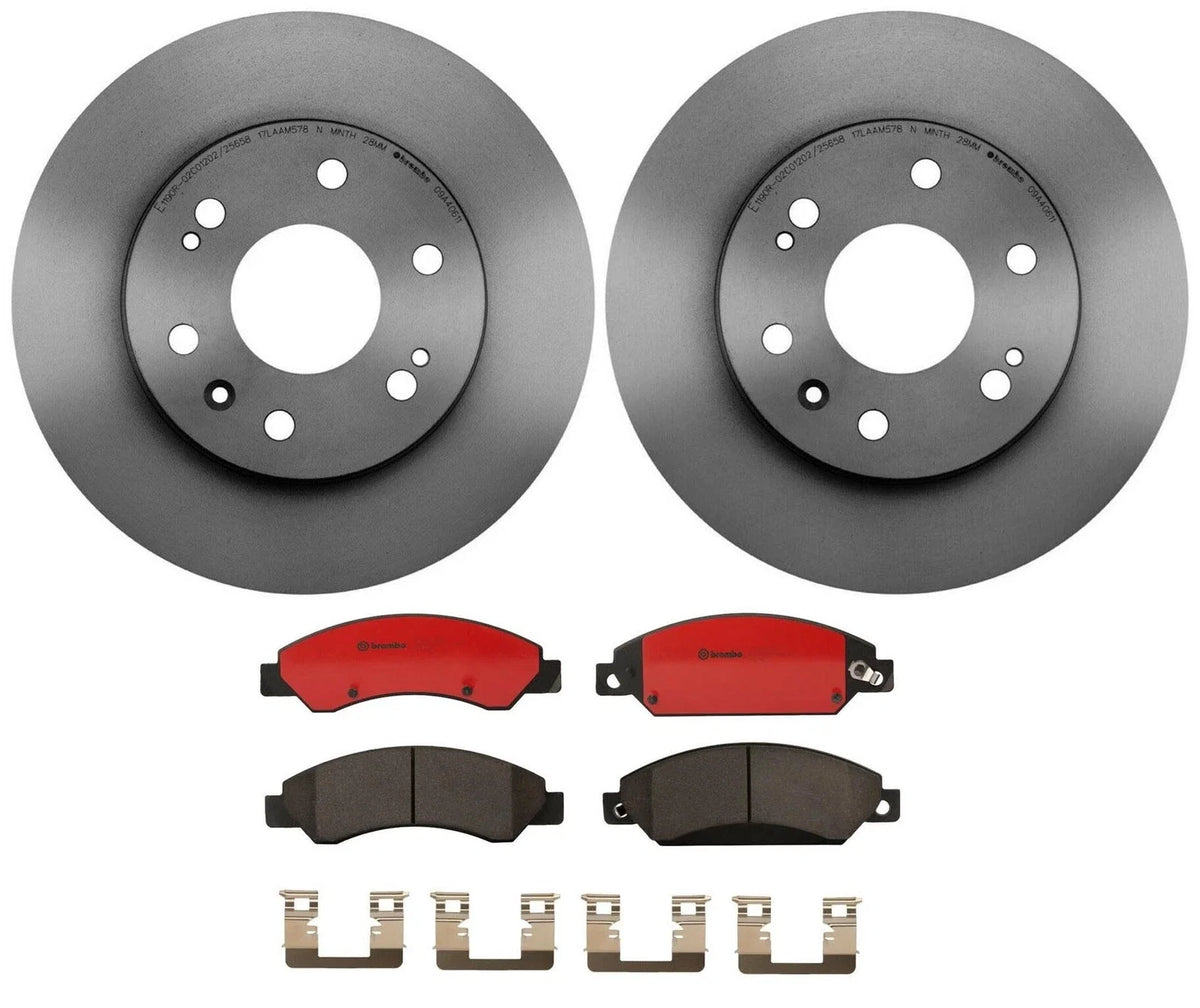 Brembo Front Brake Kit for Yukon RWD (2007–2008) - Ceramic Pads, Disc Rotors