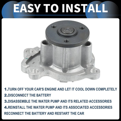 Water Pump with Gasket Kit for Nissan March, Note (2012–2018) No. 21010EE025