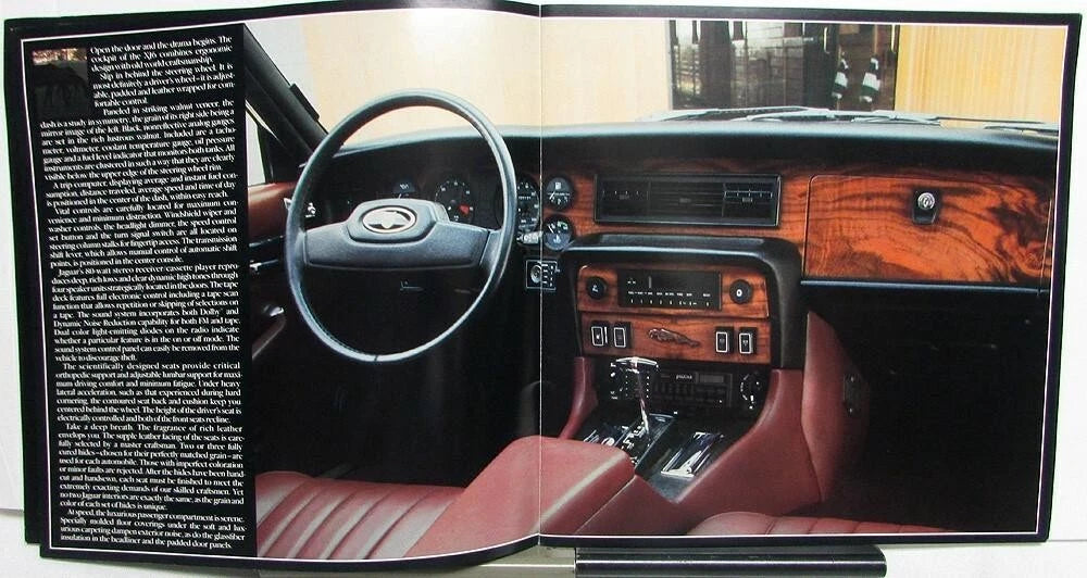 Sales Brochure for Jaguar XJ12 Vanden Plas XJ6 Sovereign (1985)