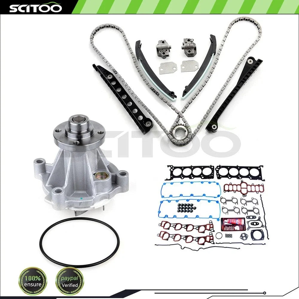 Head Gasket Set, Timing Chain Kit, Water Pump for Ford F-250 F-350 (2003–2007)