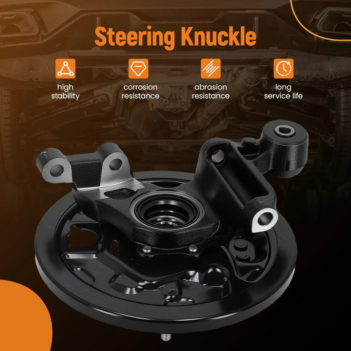 Rear Driver Side Steering Knuckle with Hub Bearing for Subaru Forester (2001–2008)