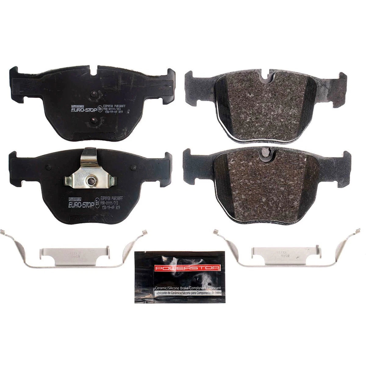 2X Powerstop Brake Pad Set ESP0930 for Land Rover Range Rover (2003–2005)